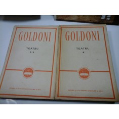 CARLO GOLDONI - TEATRU - 2 volume
