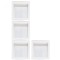 Set 4 cutii pentru baloane, flippy, model simplu, tematica aniversare, cuburi decorative din plastic, accesorii pentru petrecere, 30 x30 cm, transpare