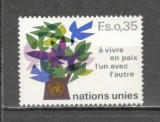 O.N.U.Geneva.1978 Viata alaturi de altii SN.533, Nestampilat