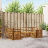 vidaXL Seturi de canapele 6 pcs natural Lemn Solid de Acacia 3375364