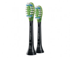 Rezerva periuta electrica Philips HX9062/33 Sonicare W3 Premium White Standard 2 bucati Negru foto