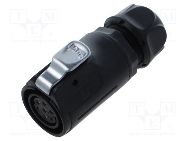 Conector circular mufă mamă 5 pini 5A 250V IP67 drept LUTRONIC