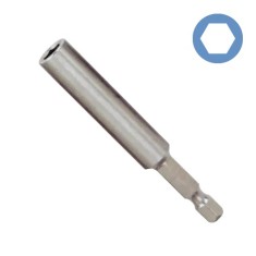 Portbit 6.35mm HEX cu Inel C, Suport Bit 1/4