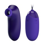 Stimulator Clitoridian Cu Suctiune Si Ou Vibrator Orthus, Indigo