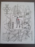 Polonia stampilat 1976 - colita - Olimpiada Montreal Jocurile olimpice de vara Volei