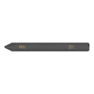 Bit de impact 851 S Wera 05018160001, PH1x70 mm foto