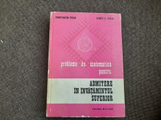 C PERJU Probleme de matematica pentru admiterea in invatamantul superior-