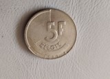 Belgia - 5 franci / francs (1993) Regele Baudouin I - monedă s406, Europa