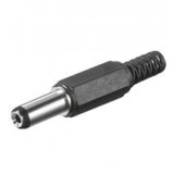 Conector DC 2.1 x 5.5 mm tata pentru lipit, CN-01