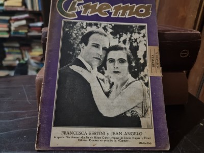 CINEMA - REVISTA INDEPENDENTA SI IMPARTIALA A PRODUCTIILOR CINEGRAFICE , ANUL IV, NR.63 /1927 foto