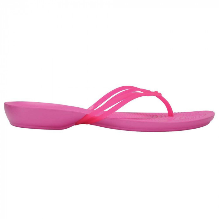 Slapi Crocs Isabella Flip Roz - Vibrant Pink