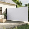 Copertină laterală retractabilă, alb, 200x600 cm