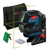 Bosch GCL 2-50 G + RM 10 + DK 10 Nivela laser cu linii verzi (20 m) + Suport professional + Clema pentru tavan + Geanta - 4059952511108