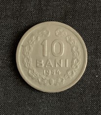 Moneda 10 bani 1954 RPR foto