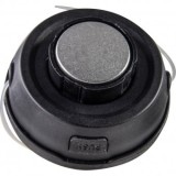 Cap de motocoasa cu incarcare usoara, M10x1.25LH, Lungime fir 10 m, diametru 2.4 mm, Negru, Raider