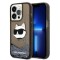 Husa pentru iPhone 14 Pro Max - Karl Lagerfeld Hardcase Glitter (KLHCP14XLNCHCK) - Choupette Head