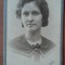 Fotografie tip CDV, tanara la 18 ani, 1913