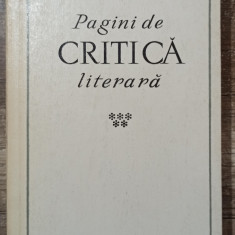 Pagini de critica literara - Vladimir Streinu// vol. 5, dedicatie George Muntean