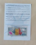 Rom&acirc;nia - 2000 Lei 1999 (polimer; &icirc;n pliant BNR) s001A0821672