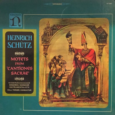 Vinil Heinrich Sch&amp;uuml;tz... &amp;lrm;&amp;ndash; Motets From &amp;quot;Cantiones Sacrae&amp;quot; (M) NOU ! SIGILAT ! foto