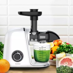 Storcător pentru fructe și legume, orizontal, alb, putere 150 W, Klausberg