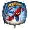Balon Folie Marvel Spiderman, 43cm, Albastru-Roșu, Set 1 Bucată