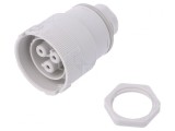 Conector Alimentare AC Push-In Mamă 16A 250V