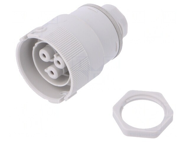 Conector Alimentare AC Push-In Mamă 16A 250V