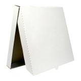 Cutie Pizza Alba 32x32x3.5cm, Carton Microondul E 400g/mp, Livrare Restaurant, Ambalaj Pizza, Cutie Carton Pizza, Profesionala
