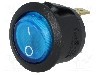 Intrerupator OFF-ON, 2 pozitii, SPST, SCI - R13-112B-02-BBL-2D-N-2