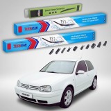 Cumpara ieftin Ștergătoare Volkswagen Golf 4 3 Uși 1997-2002 | Set Față și Spate Flat Premium &ndash; TeamCar&reg;