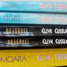 CLIVE CUSSLER - SET 3 TITLURI - CYCLOPS!/DRAGONUL/COMOARA