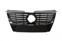 Grila radiator fata ornamente cromate; emblema mare, negru crom VW PASSAT intre 2005-2010 foto