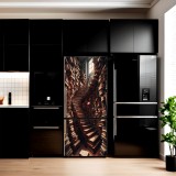 Folie imprimata color pentru decor Frigider, dimensiune 200 x 90cm, model: AVX-FR10, AVEX