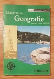 Memorator de geografie pentru clasa a VIII-a de Cornelia Dinca. Booklet