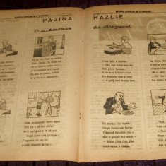 Revista copiilor si tinerimei Nr 18/1920, BD benzi desenate V.I. Popa, Petrescu