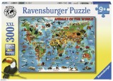 Puzzle - Harta Animalelor | Ravensburger