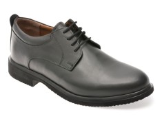 Pantofi eleganti BITE THE BULLET negri, RZ004, din piele naturala