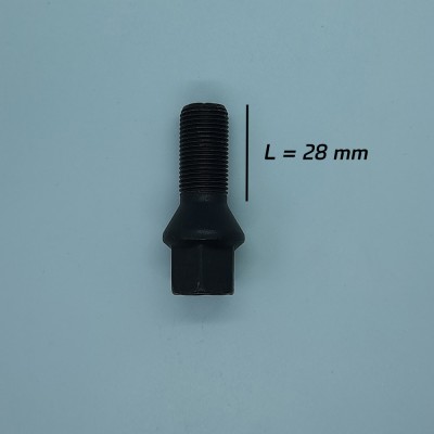 Prezon janta aliaj negru M14x1.25 28 mm pentru BMW si Mini foto