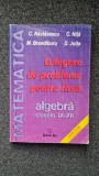 CULEGERE DE PROBLEME PENTRU LICEU Algebra IX-XII - Nastasescu, Brandiburu 2004