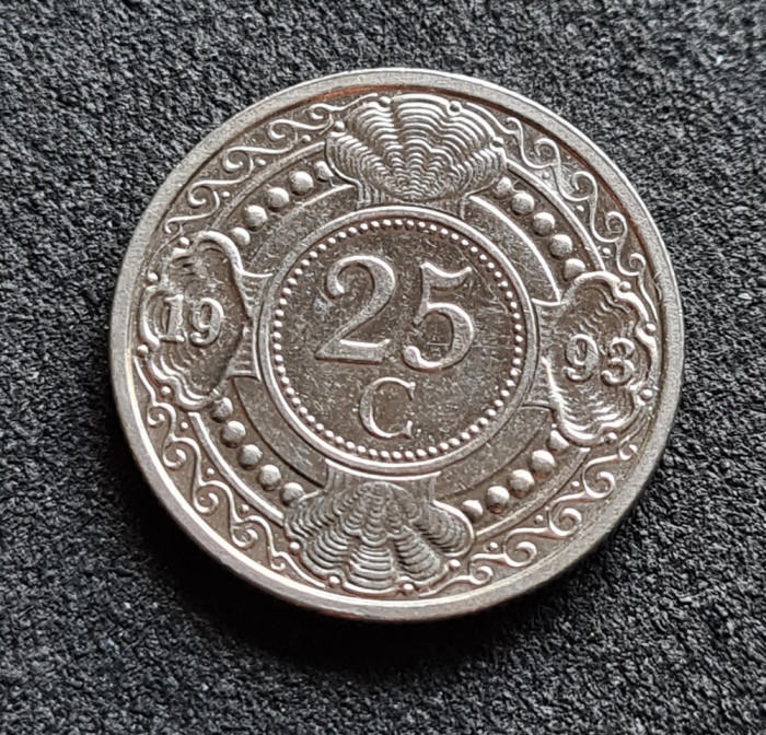 Antilele Olandeze 25 cent centi 1993