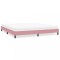 vidaXL Cadru de pat fără saltea roz 200x210 cm catifea 4101378