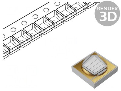LED UV-A 3535 120&amp;deg; 2,8W SMD foto