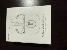Casti In-Ear Drsaec i52 Wireless Earbuds, BT, NC, Microfon, Negru, NOU