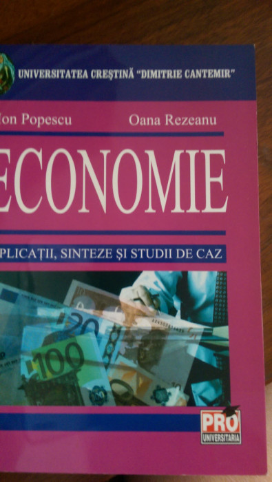 Economie Aplicatii sinteze si studii de caz I.Popescu,O.Rezeanu 2006