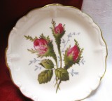 FARFRUIE PORTELAN ROSENTHAL MODEL MOOS ROSE DECOR TRANDAFIRI 11 CM