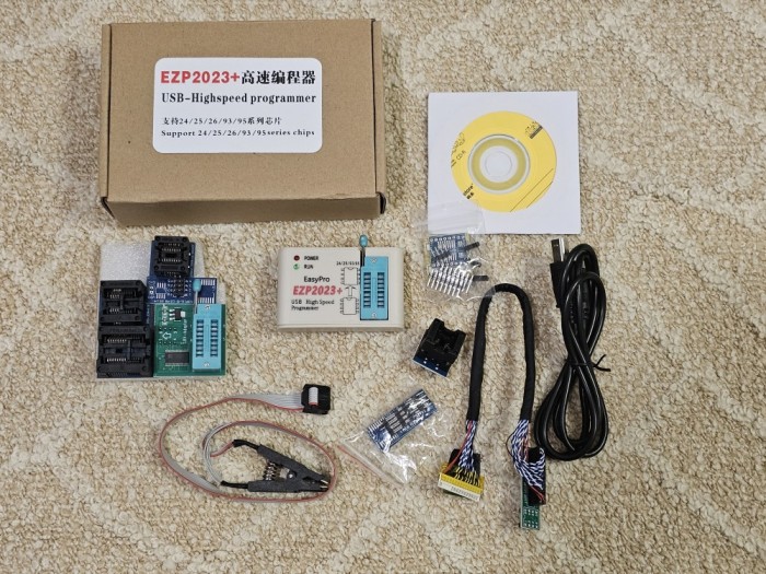 Programator EZP2023+ EEPROM BOIS High Speed Read/Write 12Mbps Support 25 FLASH 24 93 95