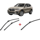 Cumpara ieftin Set 3 stergatoare BMW Seria X5 Van (G05) 2019-2023, pentru parbriz si luneta, Valeo Silencio Xtrm