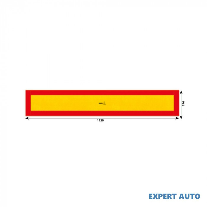 Autocolant reflectorizant galben/ rosu 1130x196 mm hico UNIVERSAL Universal #6