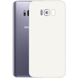 Cumpara ieftin Set Folii Skin Acoperire 360 Compatibile cu Samsung Galaxy S8 Plus (2 Buc) - ApcGsm Wraps Color White Matt, Alb, Vinyl, Oem